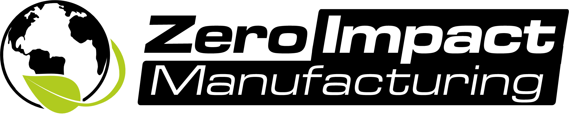 logo_zero impact manufacturing_czarne